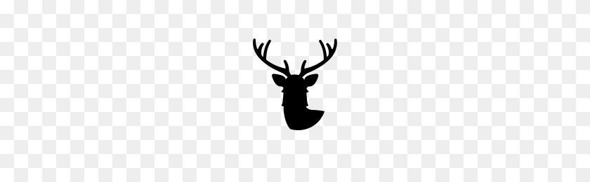 200x200 Deer Head Icons Noun Project - Deer Head PNG