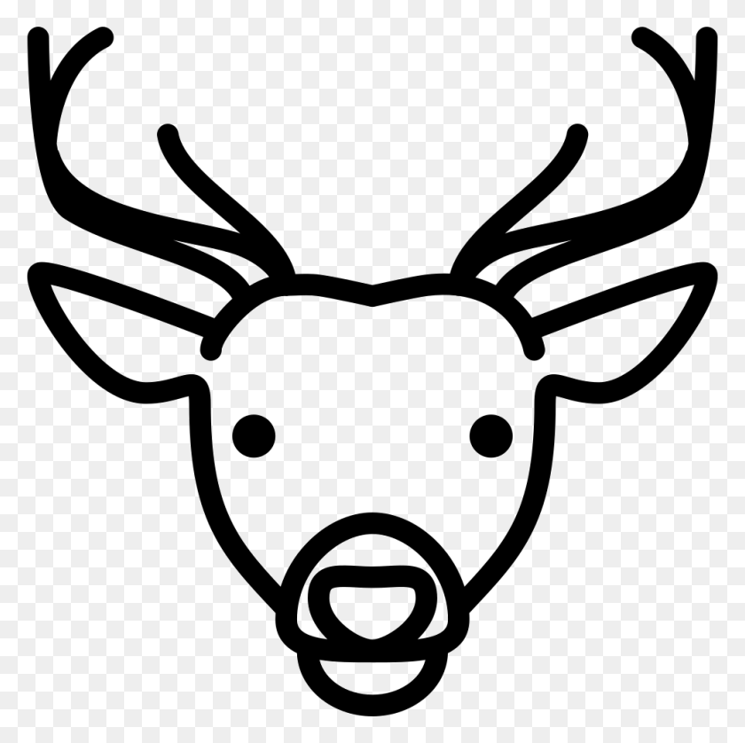 982x980 Deer Head Png Icon Free Download - Deer Head PNG