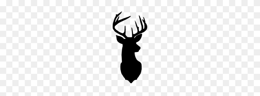 190x252 Deer Head Silhouette - Deer Head Silhouette PNG