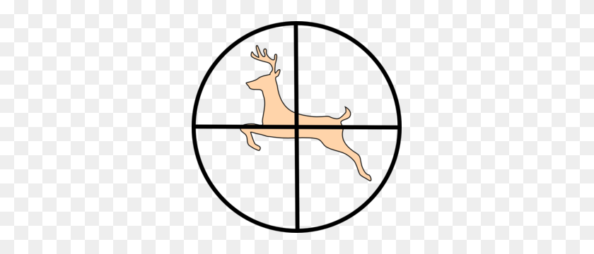 297x300 Deer Hunting Clipart - Deer Rack Clipart