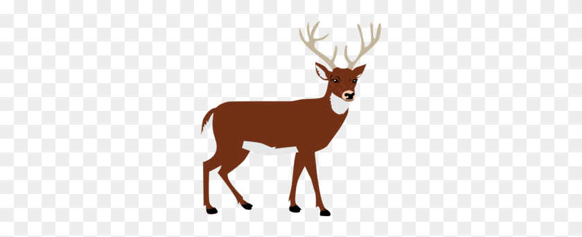 260x282 Deer Hunting Silhouette Clipart - Deer Silhouette PNG