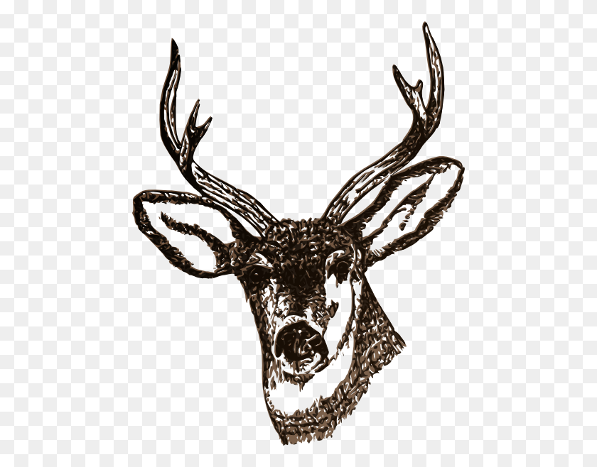 468x598 Deer Png, Clip Art For Web - Deer Clipart