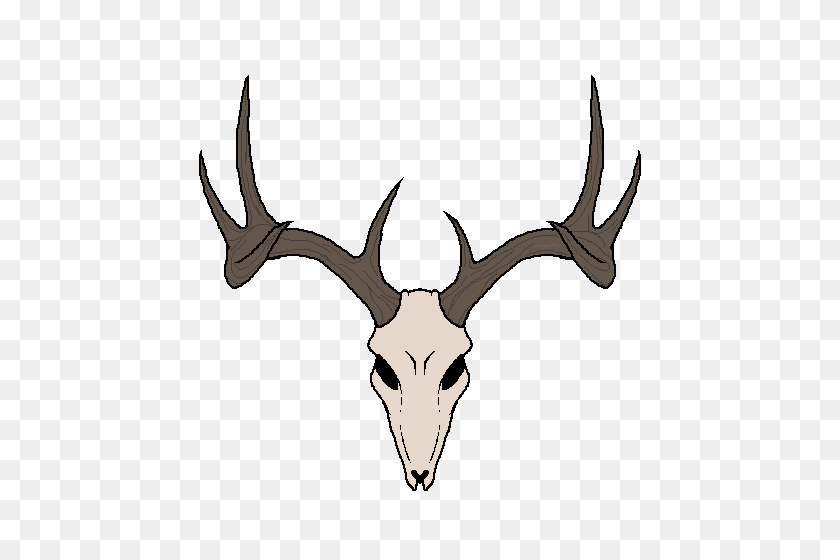 500x500 Deer Skull - Deer Skull PNG