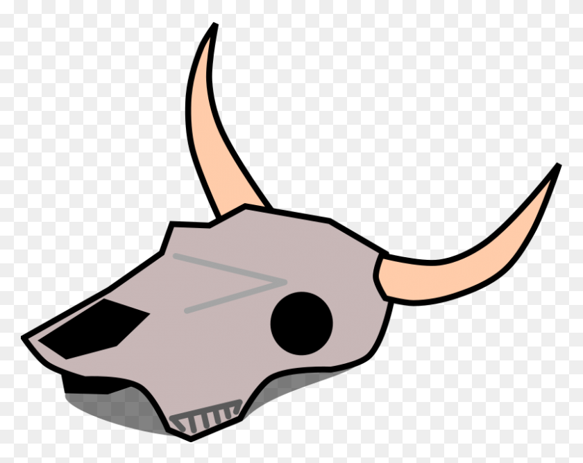 800x624 Deer Skull Vector Clipart Best - Deer Skull Clipart