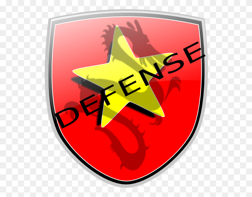 546x595 Defense Os Clip Art - Defense Clipart