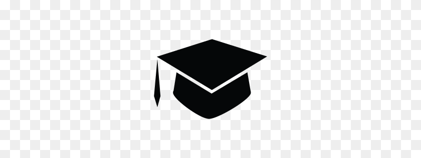 256x256 Degree, Diploma, Education, Graduate, Graducation Cap Icon - Education Icon PNG