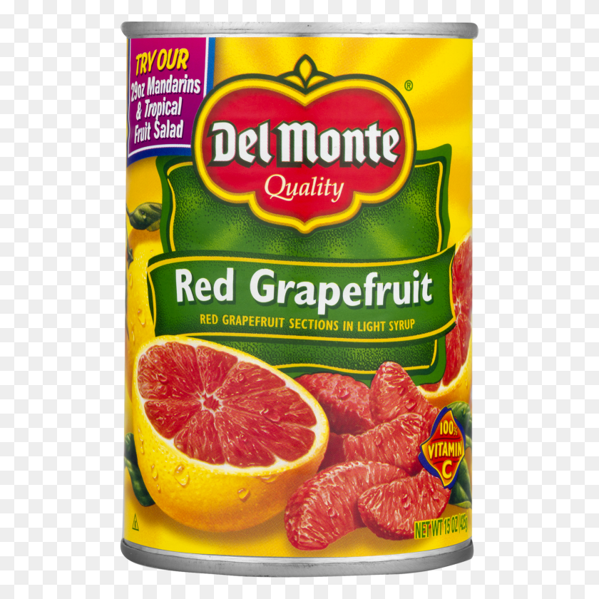 1800x1800 Красный Грейпфрут В Легком Сиропе Del Monte, Унция - Грейпфрут Png