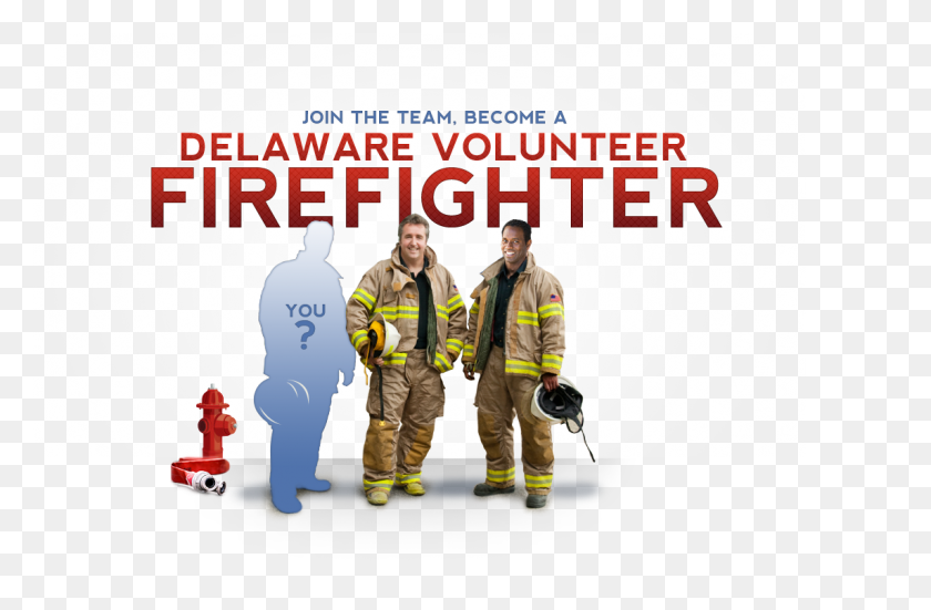 1145x722 Delaware Volunteer Firefighter - Firefighter PNG