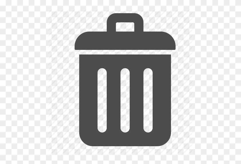 512x512 Delete, Garbage, Remove, Trash, Trash Can Icon - Delete Icon PNG