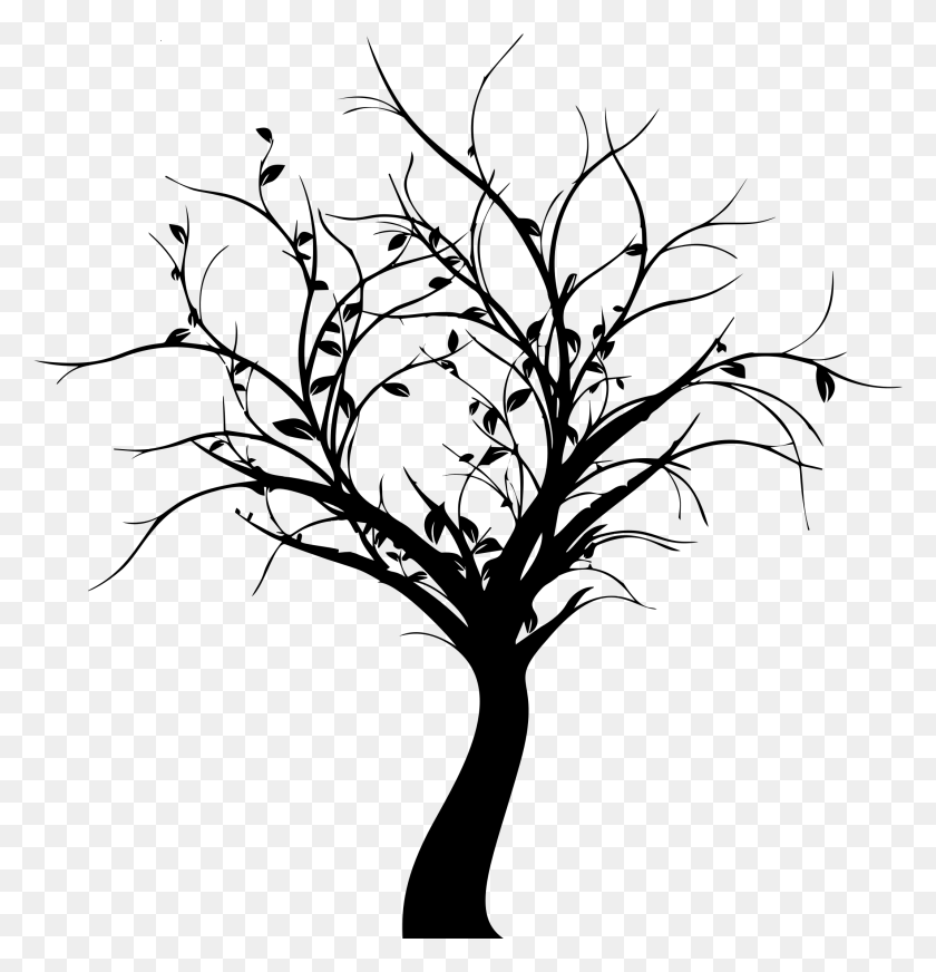 2138x2227 Delicate Tree Silhouette Icons Png - Tree Silhouette PNG