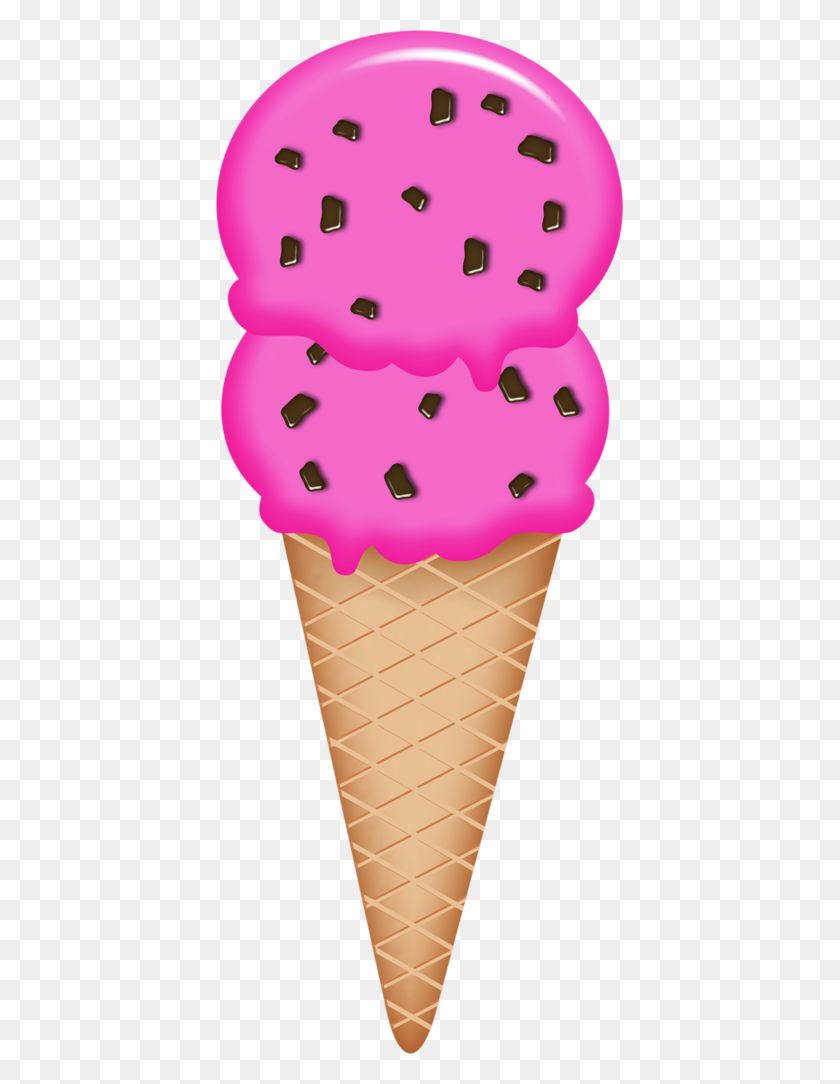 407x1024 Delicious Ice Cream Cones Fs Element Scrap And Tubes - Delicious Clipart