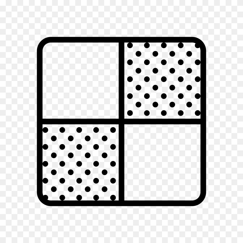 1600x1600 Delicious Icon - Dot Pattern PNG