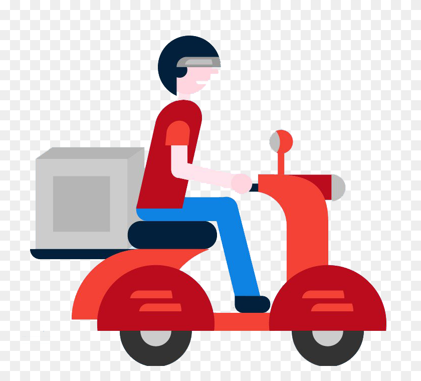 752x700 Delivery Clipart - Food Delivery Clipart