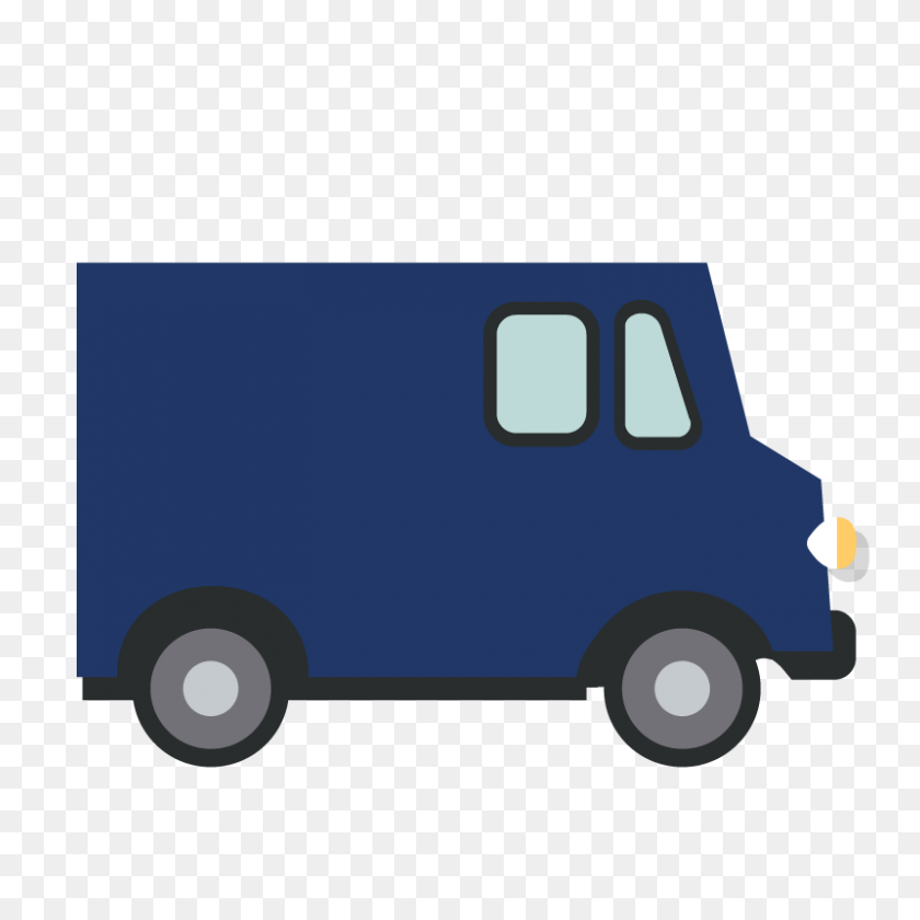 800x800 Delivery Clipart Commercial Vehicle - Delivery Truck Clipart