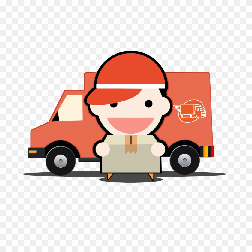 1024x1024 Delivery Clipart Courier Boy - Driver Clipart