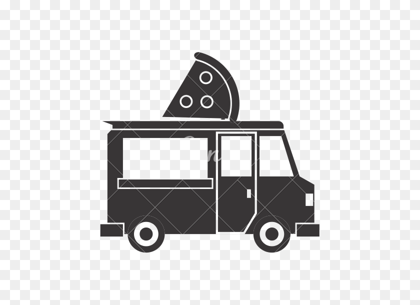 550x550 Delivery Clipart Food Truck - Taco Truck Clipart