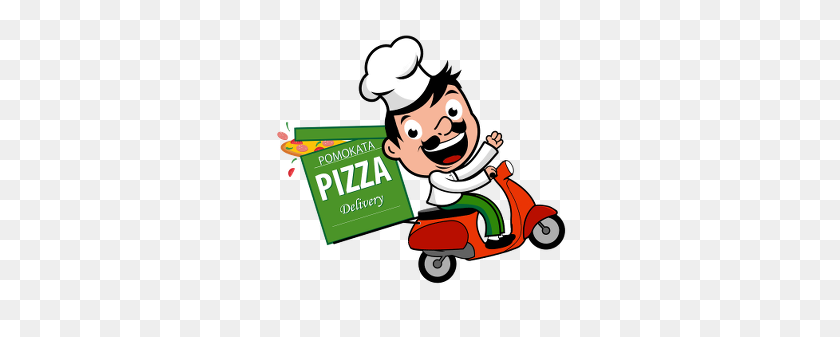 300x277 Доставка Клипарт Доставка Обеда Для Бесплатного Скачивания На Ya Webdesign - Клипарт Pizza Man