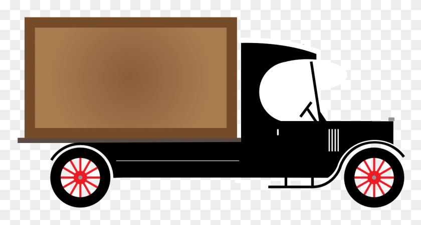 1280x640 Delivery Clipart Vintage Delivery Truck - Old Pickup Truck Clipart