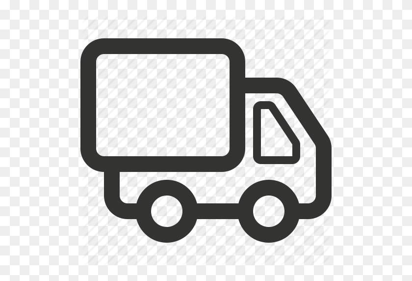512x512 Delivery, Moving, Moving Truck, Semi Truck, Truck, Vehicle Icon - Moving Truck PNG