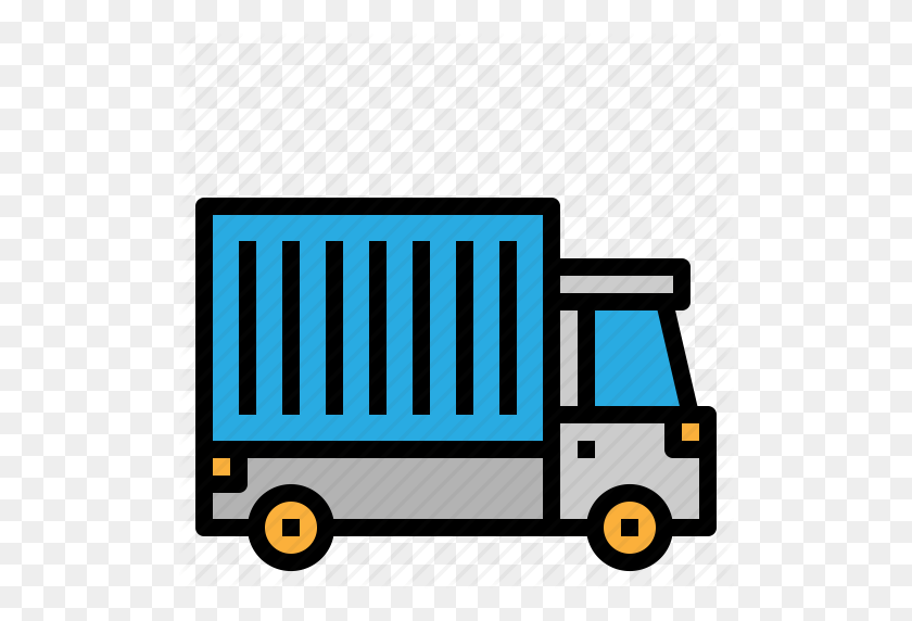 512x512 Delivery, Transport, Transportation, Truck Icon - Delivery Truck PNG