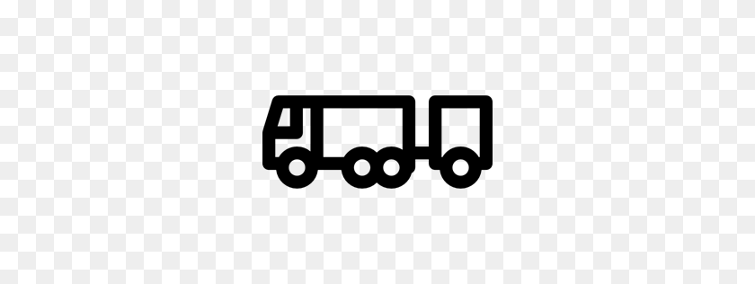 256x256 Delivery Truck, Cargo Truck, Delivery, Trailer, Truck, Transport Icon - Truck And Trailer Clip Art