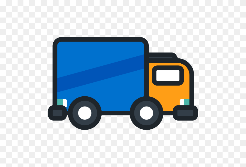 512x512 Delivery Truck Deliver Png Icon - Delivery Truck PNG