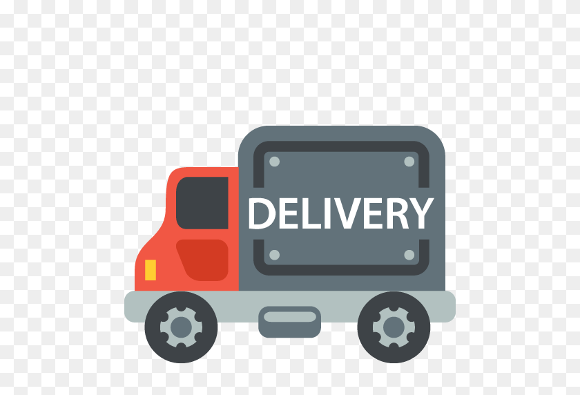 512x512 Delivery Truck Emoji Vector Icon Free Download Vector Logos Art - Delivery Truck Clipart