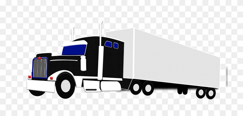 733x340 Delivery Truck Image Free Download Clip Art - Ups Truck Clipart