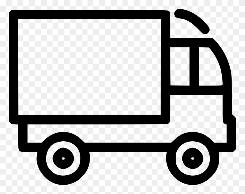 981x764 Delivery Van Truck Shipping Png Icon Free Download - Delivery Truck PNG