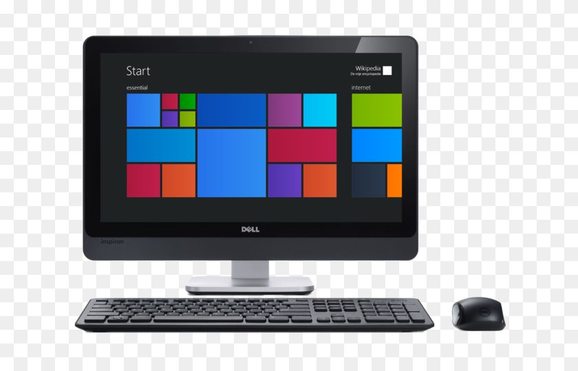 640x480 Dell Inspiron One Touch Aio Desktop Pc - Desktop PNG