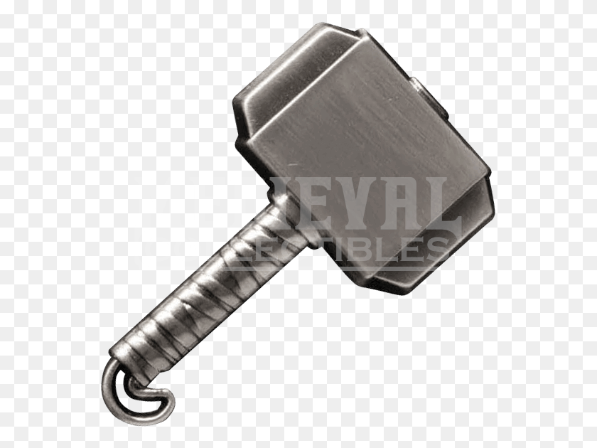570x570 Deluxe Thor Hammer Lapel Pin - Thor Hammer PNG