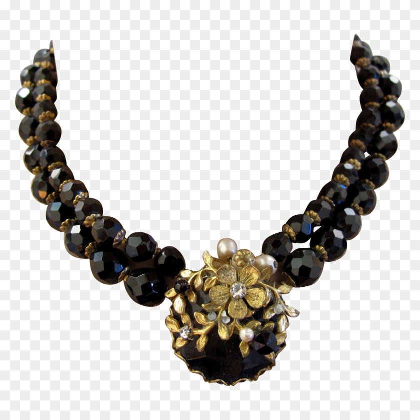 1812x1812 Demario Ny Black Bead Choker Necklace - Choker PNG