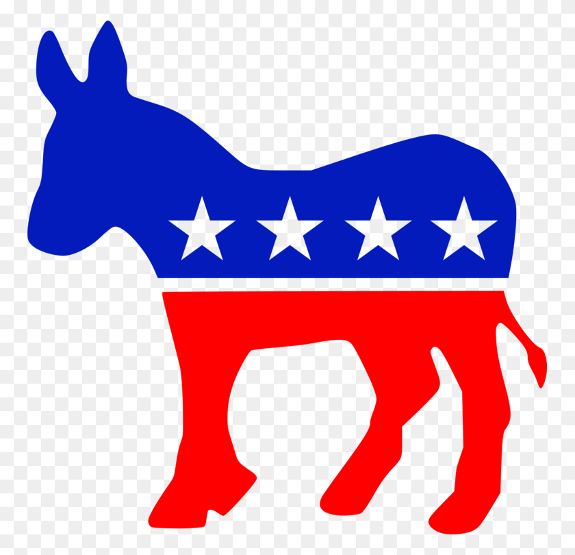 759x750 Democratic Party Donkey United States Of America Democratic - Political Party Clipart