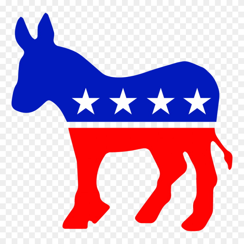 800x800 Democratic Party Donkey Vector Logo Free Vector Silhouette - Democrat Donkey PNG