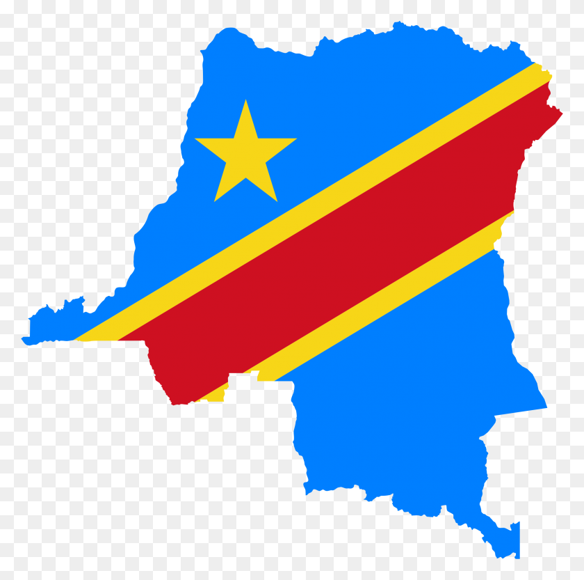2296x2276 Флаг Демократической Республики Конго Значок Карты Png - Флаг Доминиканской Республики В Png