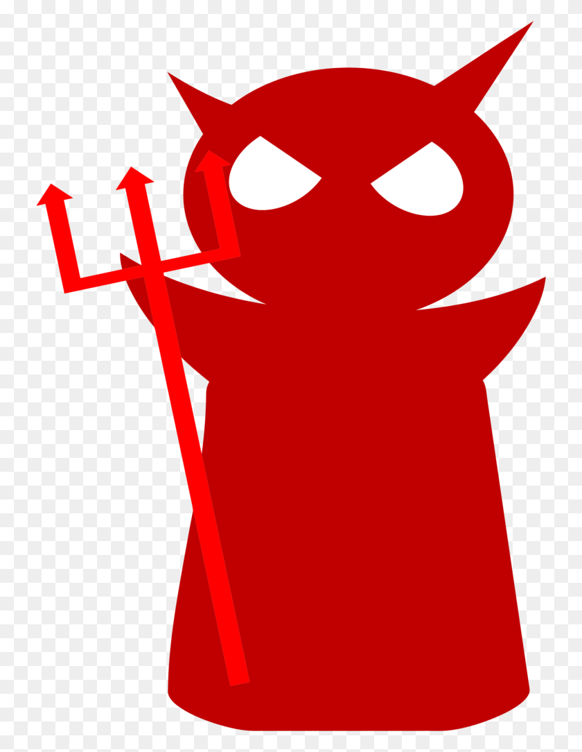 736x1024 Demon With Crown Clipart Cat - Devil Horns Clip Art