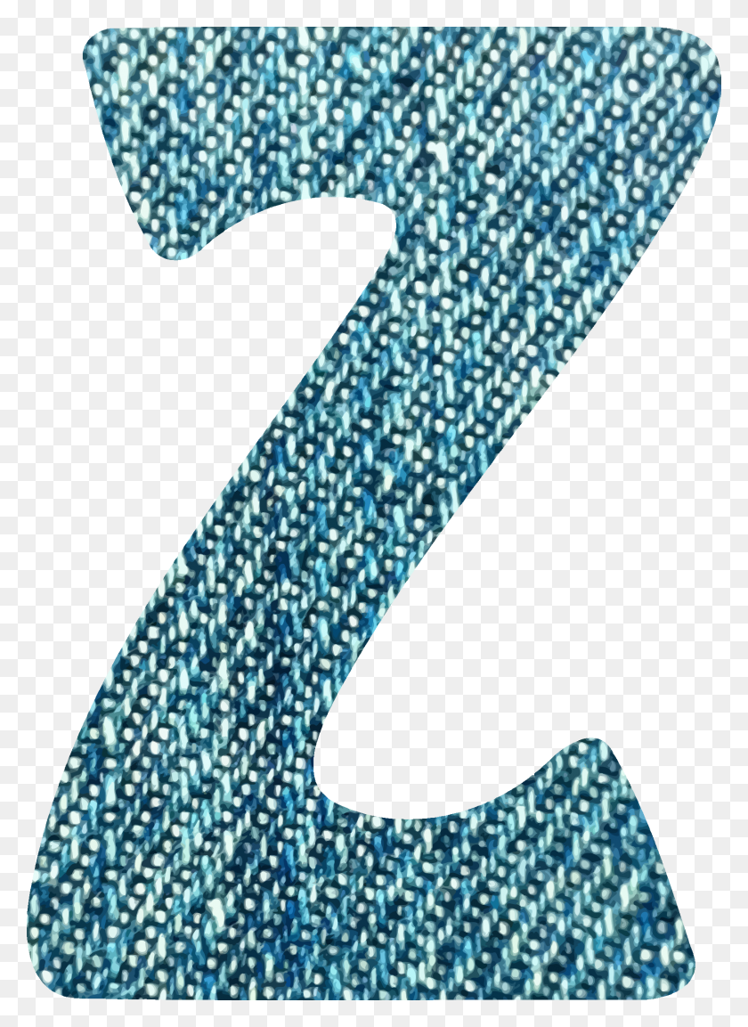 1712x2400 Denim Alphabet, Z Icons Png - Alphabet PNG