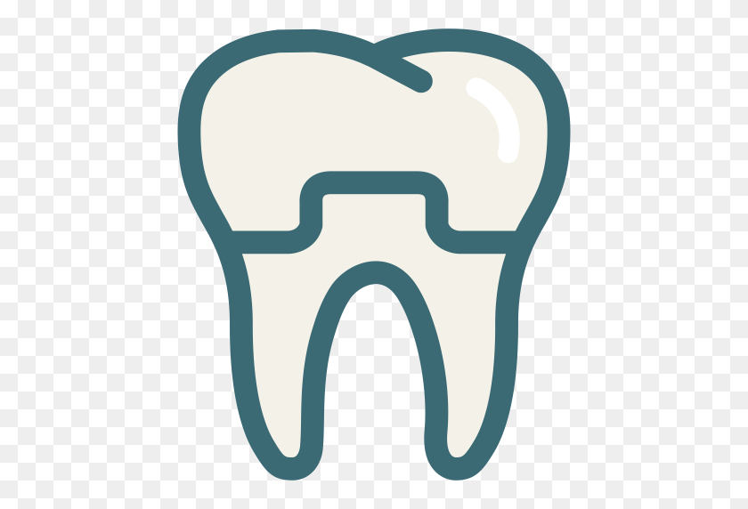 512x512 Dental Dental Crown Dental Treatment Dentist Dentistry Teeth Tooth - Dentist PNG