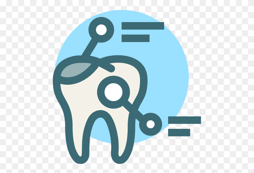 512x512 Dental, Dental Records, Dentist, Dentistry, Detail, Tooth, Toothx - Dentist PNG