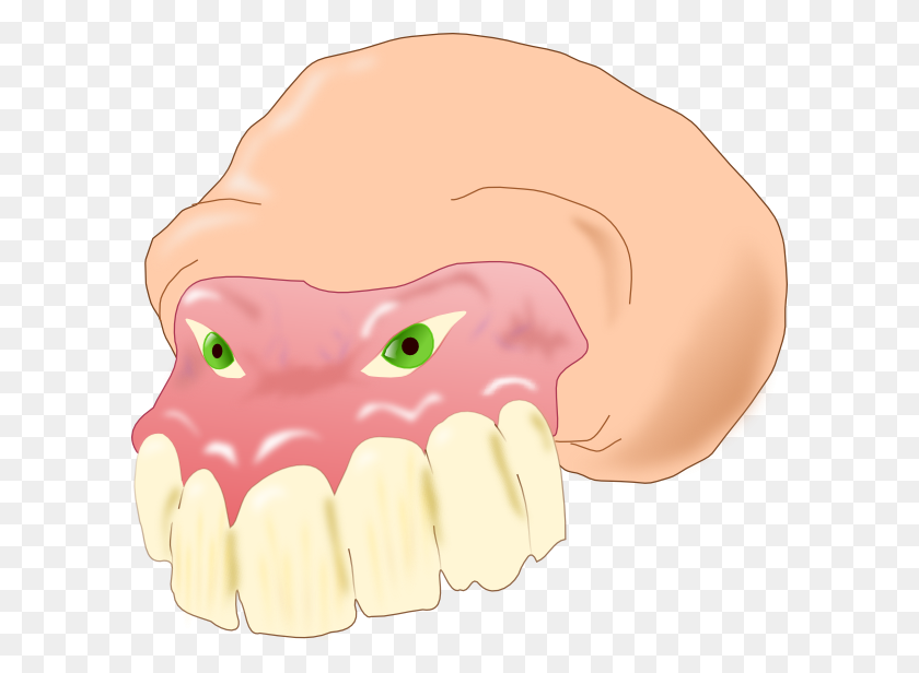 600x556 Dental Humal Skull Clip Art - Dentist Clipart