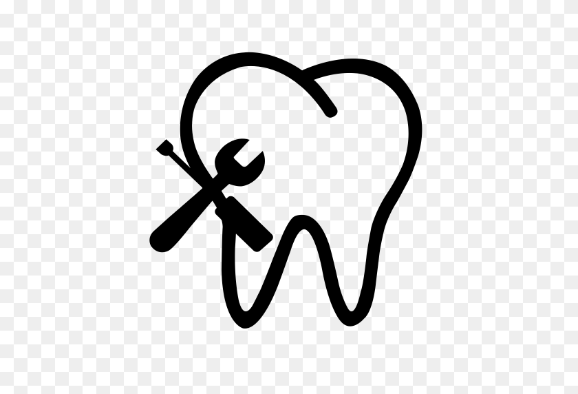 512x512 Dental Restoration, Dental, Dentist Icon With Png And Vector - Dentist PNG