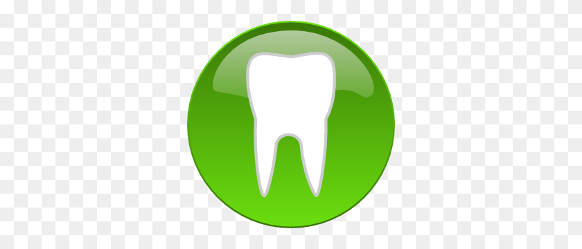 300x300 Dental Tooth Button Clip Art - Free Tooth Clipart