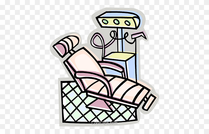 440x480 Dentist Chair Royalty Free Vector Clip Art Illustration - Pascal Clipart