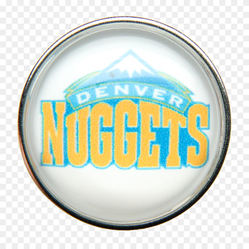 2075x2075 Denver Nuggets Nba Basketball Logo Snap Charm - Nba Basketball PNG
