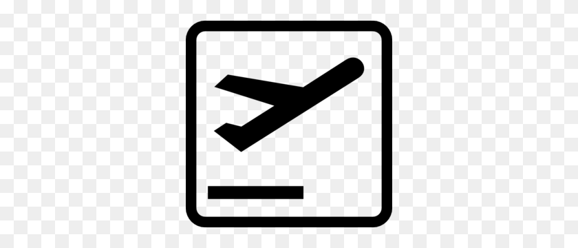 300x300 Departures Airport Sign Clip Art - Airport Clipart