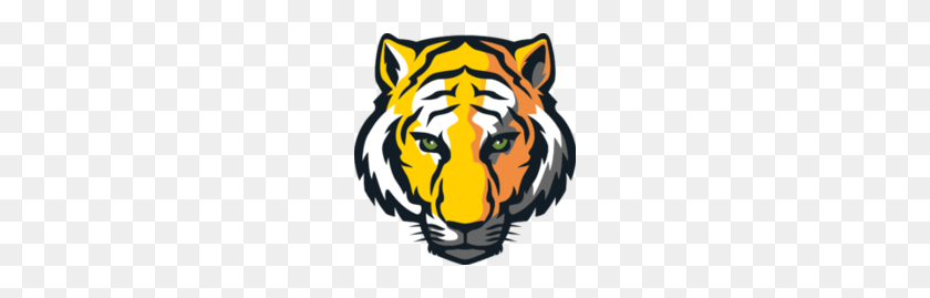 200x209 Depauw Tigers - Тигр Логотип Png