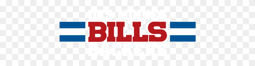 463x160 Los Aficionados De Los Bills De Des Moines Bills - Buffalo Bills Logotipo Png
