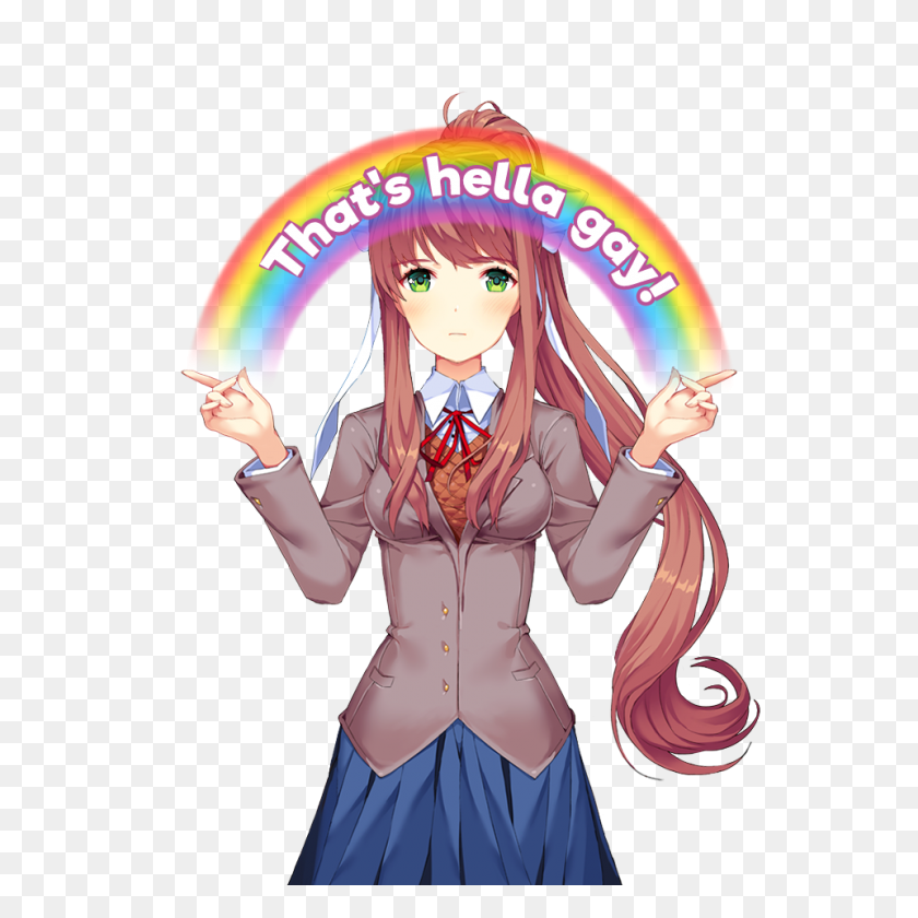 960x960 Describes About Of The Lewd Ddlc Art Doki Doki Literature - Doki Doki Literature Club Logo PNG