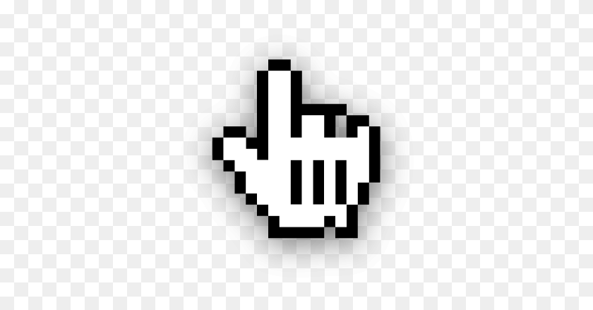 364x379 Description Cursor Icon With Shadow - Mouse Hand PNG