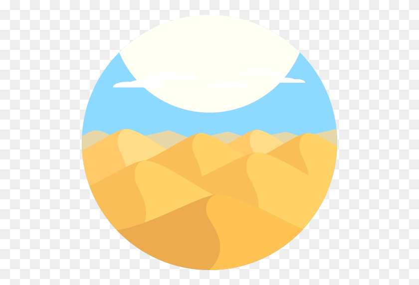 512x512 Desert, Desert, Egypt Icon With Png And Vector Format For Free - Desert PNG